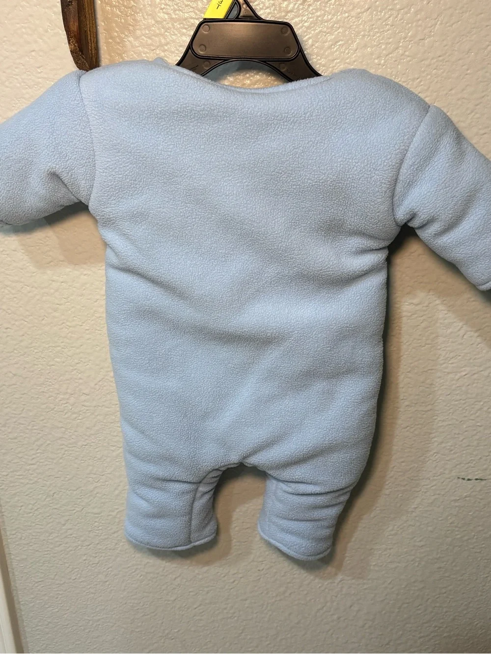 Merlin's Magic Sleep Suit Sz S 3-6 Months 12-18 lbs Blue Cotton Zip Baby Sleeper